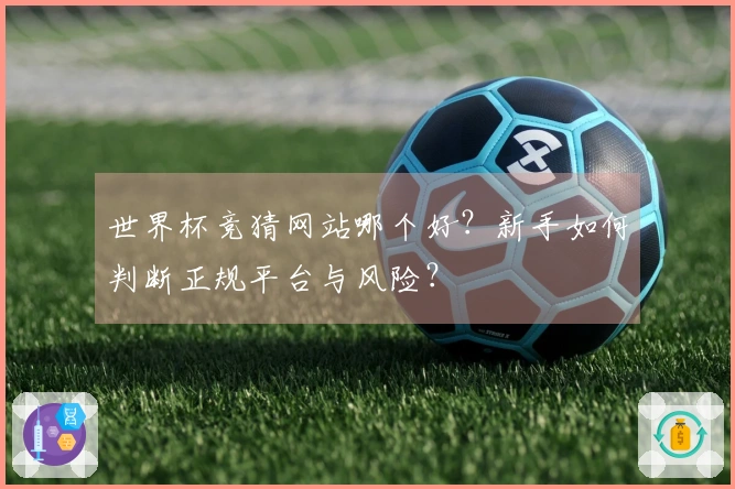 世界杯竞猜网站哪个好?新手如何判断正规平台与风险?