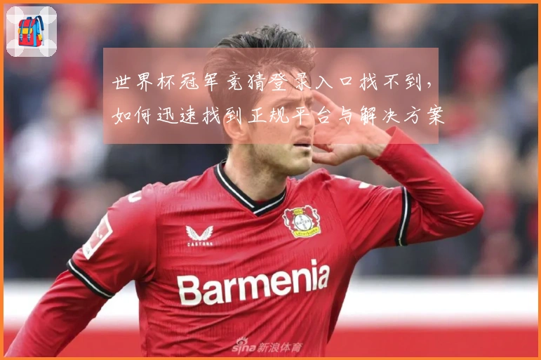 世界杯冠军竞猜登录入口找不到，如何迅速找到正规平台与解决方案