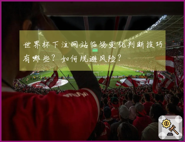 世界杯下注网站临场变化判断技巧有哪些？如何规避风险？